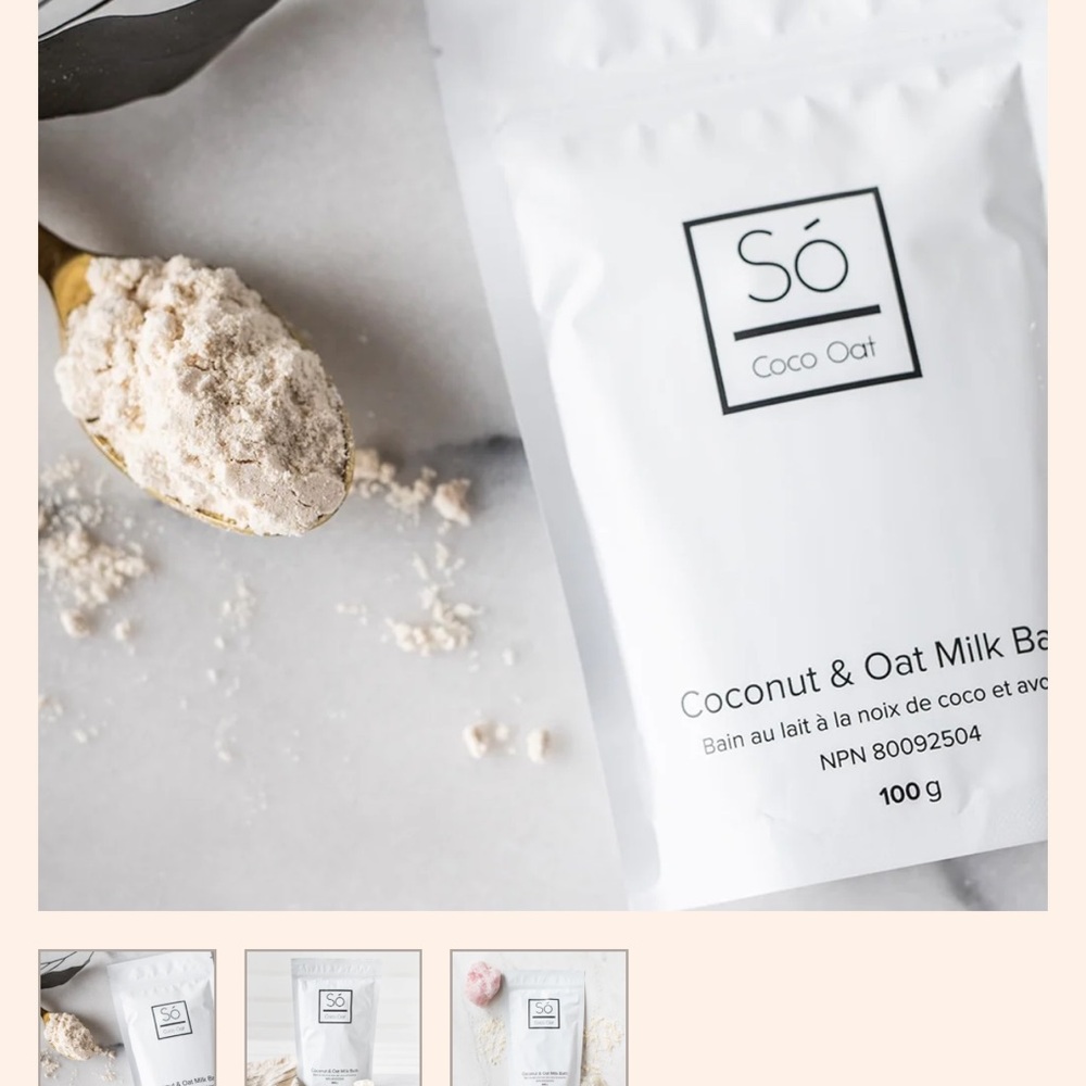 NWT Só Coconut & Oat Milk Bath